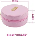 leather travel jewelry case
